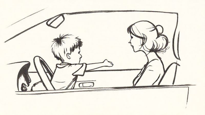 Hero Boy Saves Mother During Christmas Trip endangering a Vehicle Collision