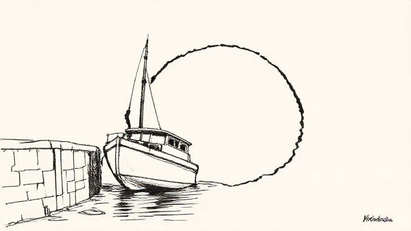 Boat Semi-Submerged Along Canal Edge After Structural Collapse, Becomes Lifeline    
startcategory Safety    
startsubcategory Infrastructure, Emergency Response, Urban Planning    
startcontinent Asia    
startcountry Country X    
startregion Central    
startplace City Y    
startsubplace Downtown Canal Area    
startimage1description A Banksy-style sketch depicting a boat on the edge of a large hole in a pastel-toned city canal scene, emphasizing structural disruption without displaying distress or suffering.     
startimage2description A monochromatic, line-drawn illustration of the boat stranded near the collapsed section of the canal, highlighting the scene’s simplicity and neutrality.     
starttags safety, infrastructure, emergency, urban development    
starttext The incident involves a boat that has become lodged at the edge of a large, recent collapse in a canal’s structural lining. The vessel, serving as a residence for a family, is situated in an urban region and has become a focal point for safety considerations. Emergency response teams were dispatched to secure the site and prevent further risks from potential further collapses or water outflows. The boat remains in its current position, and operational plans are underway to refloat it. This process is scheduled for the upcoming year, contingent upon the assessment of structural stability and environmental conditions. Authorities continue to evaluate the site and implement necessary repairs to restore the canal’s functionality and ensure public safety, with ongoing monitoring of the affected infrastructure. The event underscores the importance of regular structural maintenance and the preparedness of emergency services to respond to urban infrastructure incidents efficiently.  endtext