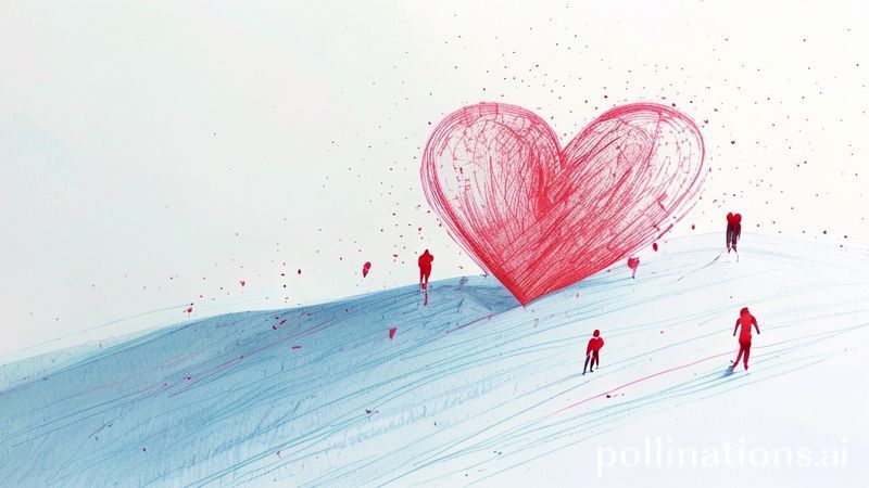 Heart in Powder: Skier Tribute to Swiss Fire Victims