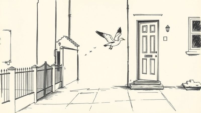 Woman’s Shock as Goose Smashes Through Front Door