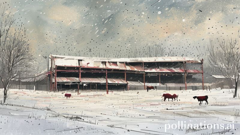 Snow Buries Santa’s Ring: Arena Roof Collapses Amid Winter Storm